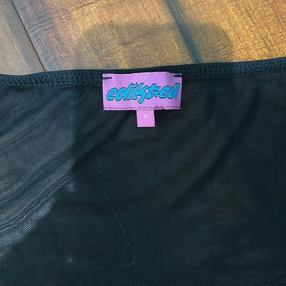 Edikted Mesh Black Long Sleeve - Image 2