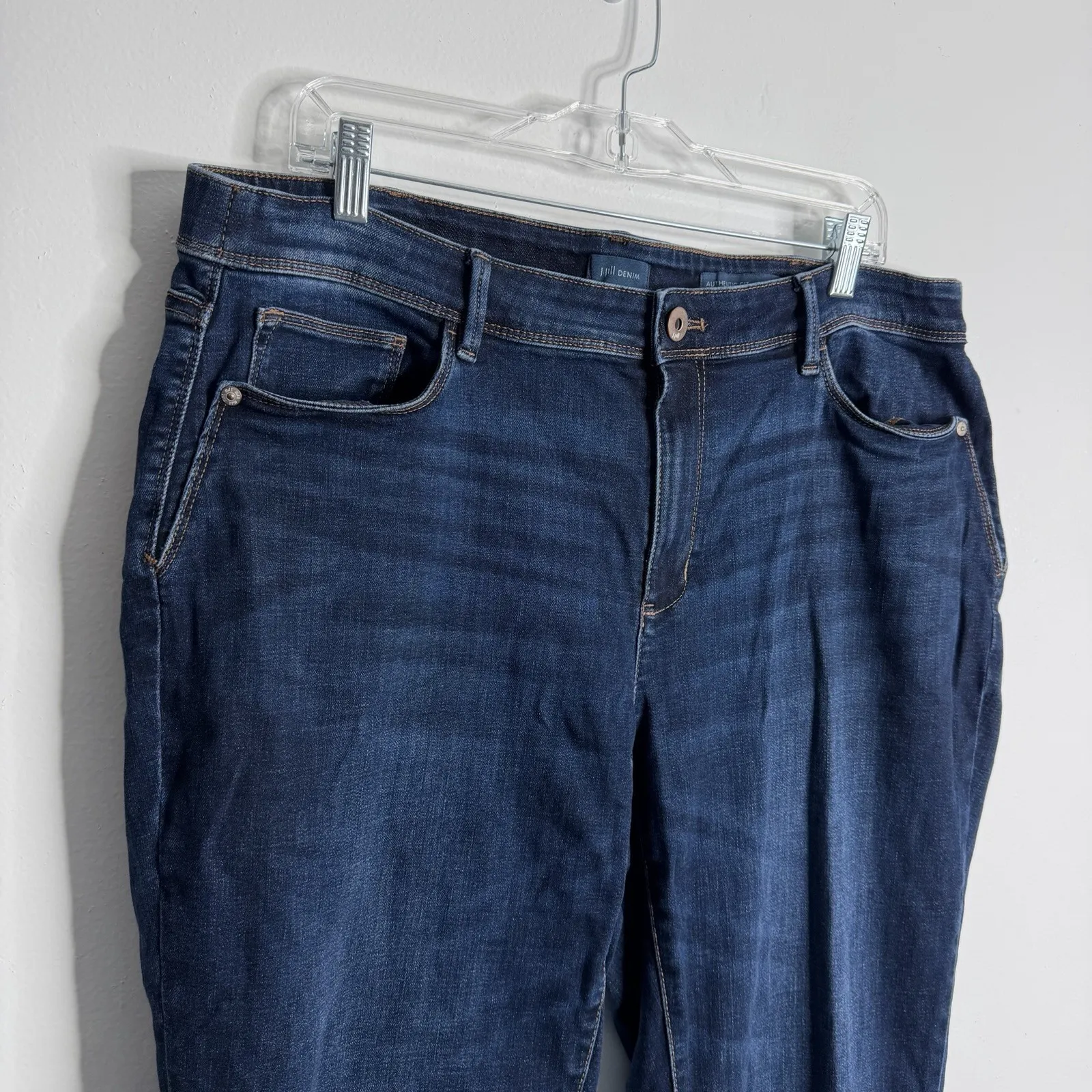 J. Jill Authentic Fit Slim Ankle Jean Plus Size 18 Stretch Casual Blue - Image 6