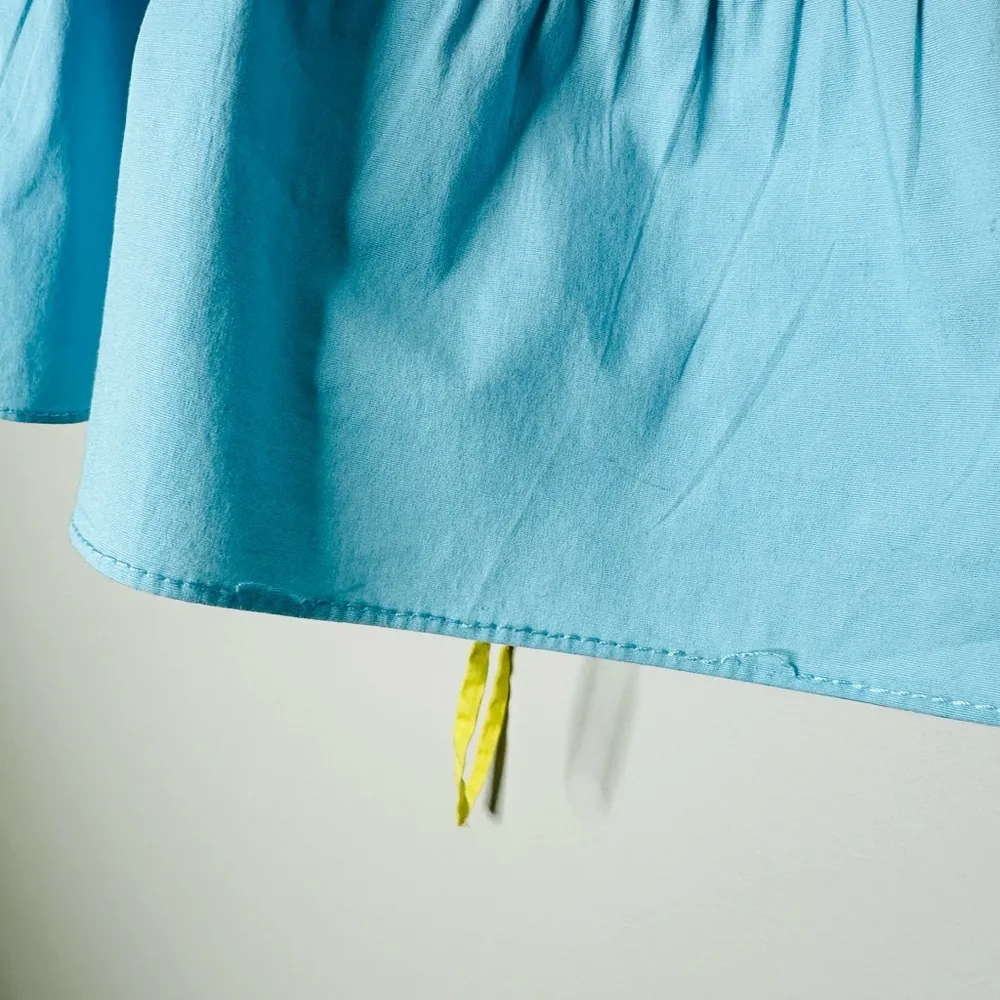 Staud Olympia Tiered Cami Halter Colorblock Cotton Tank Top Shirt Blouse Size S - Image 10