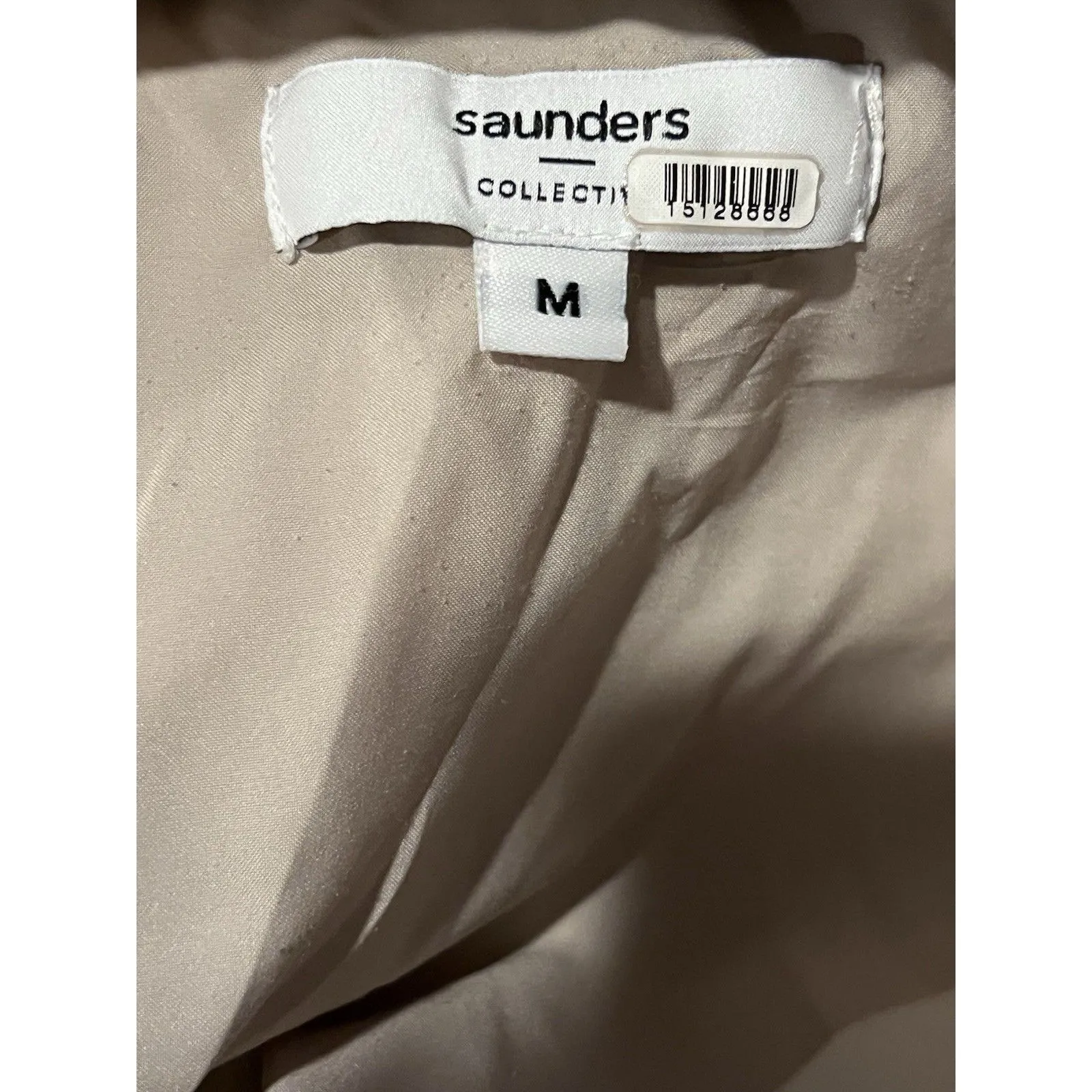 Saunders Faux Leather Puffer Jacket Size M Size M - Image 13