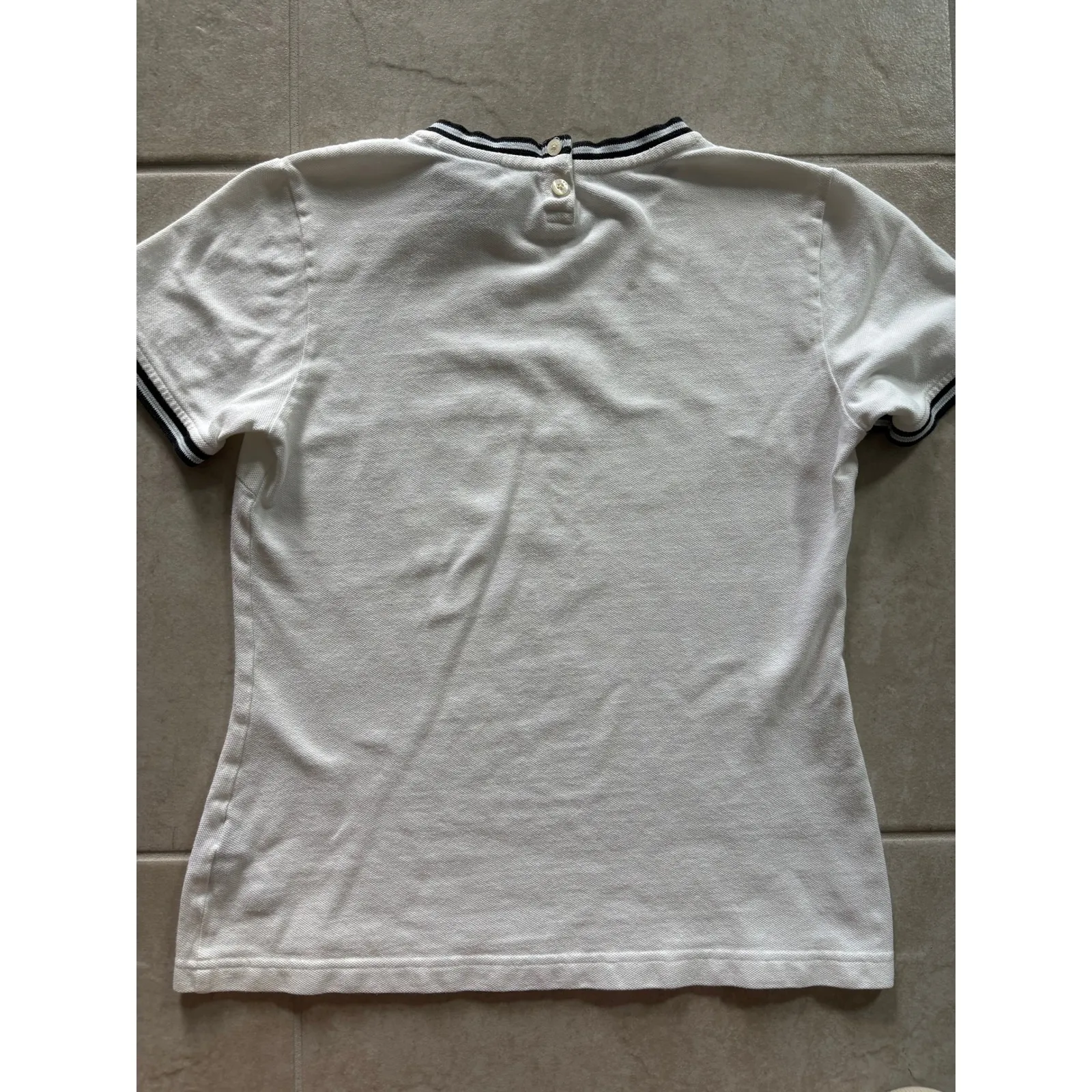 Tommy Hilfiger Top Womens‎ Small White High Neck Y2K Preppy Old Money Vintage - Image 4