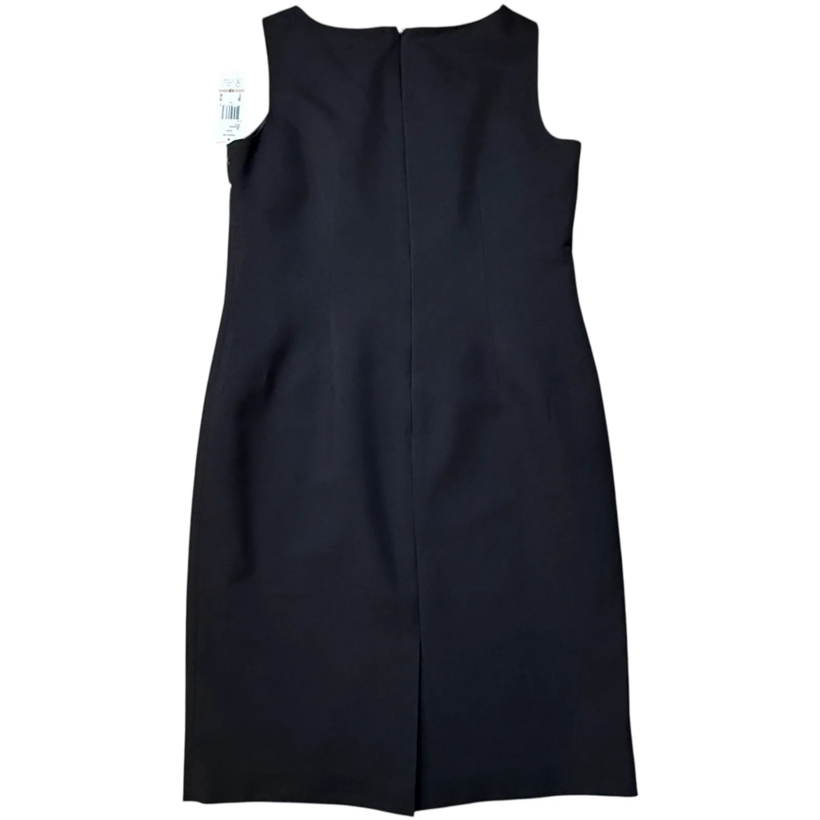 Kasper‎ Women's Sleeveless Black Sheath Dress Business Professional Size 12 NWT - Image 4