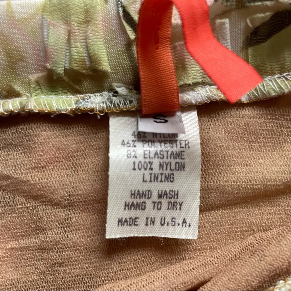 90s Y2K Vintage Shredded Mesh Paper Doll Fairycore Midi Skirt Small - Image 4