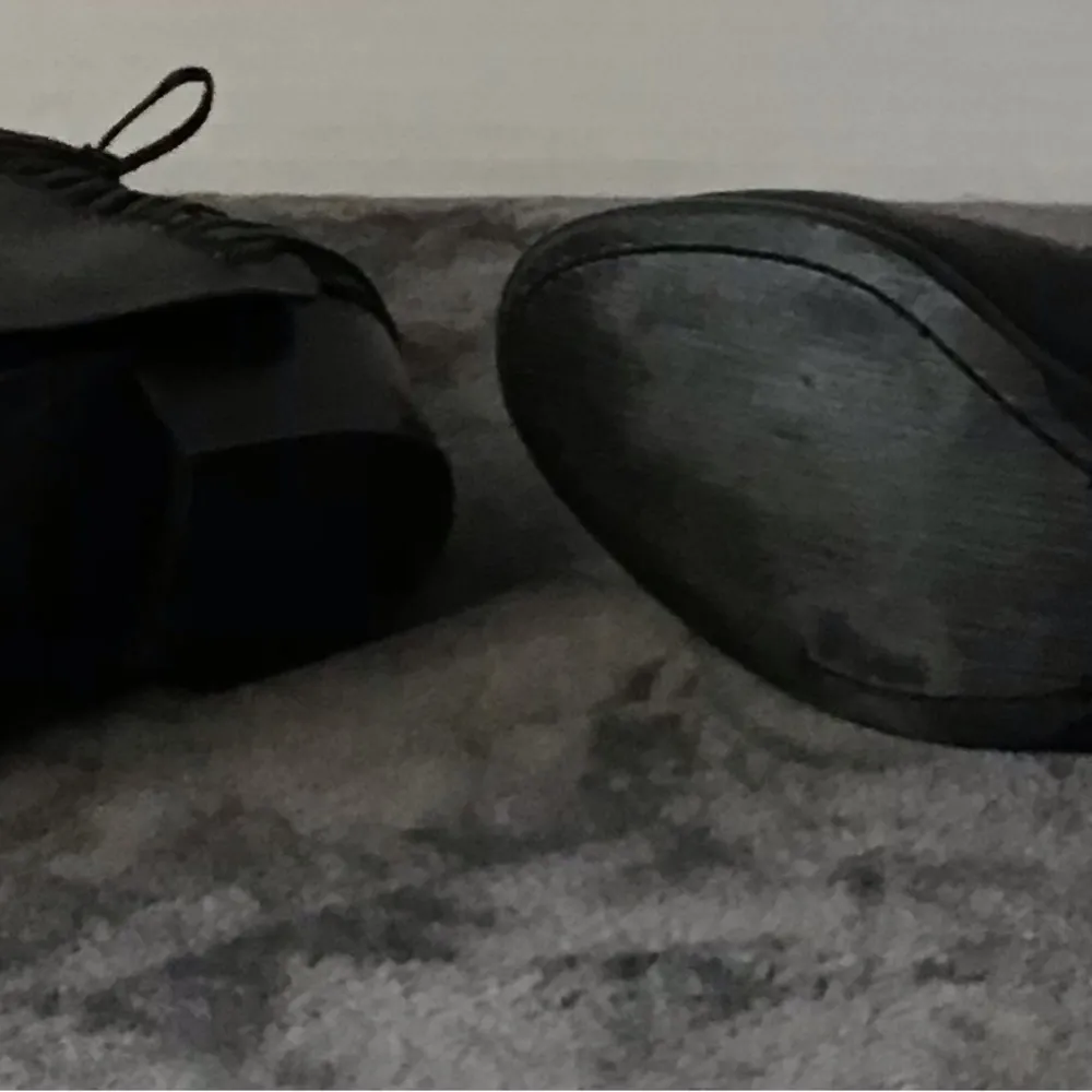 Sam Edelman Princeton $170 Black Leather Laced Ankle‎ Boots Booties 7 - Image 4