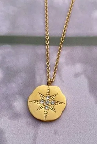 Starburst Pendant Gold - Image 8