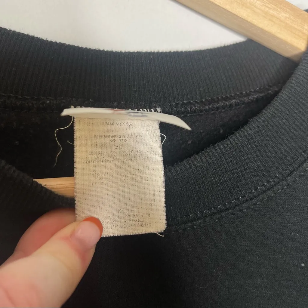 Vintage Christmas Sewn Pullover Sweater with Snowmen (X - Image 8