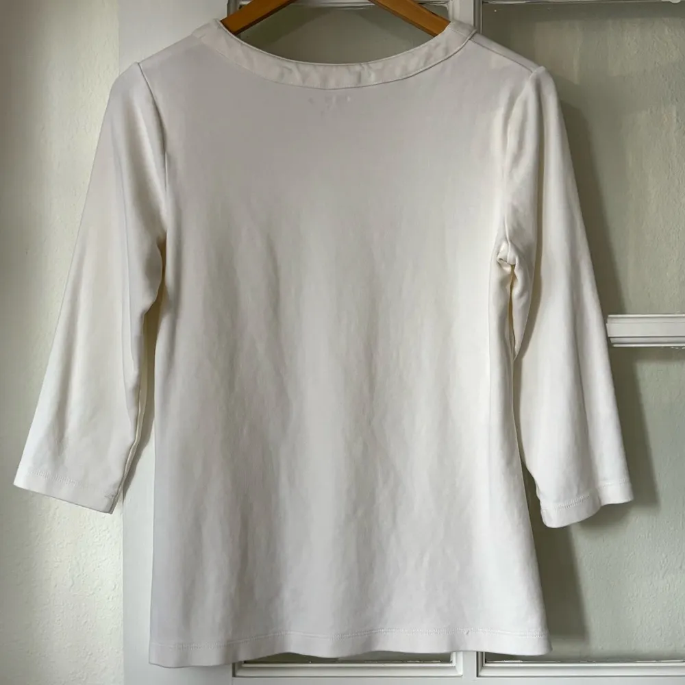 kim rogers 100% Cotton White Blouse - Image 2
