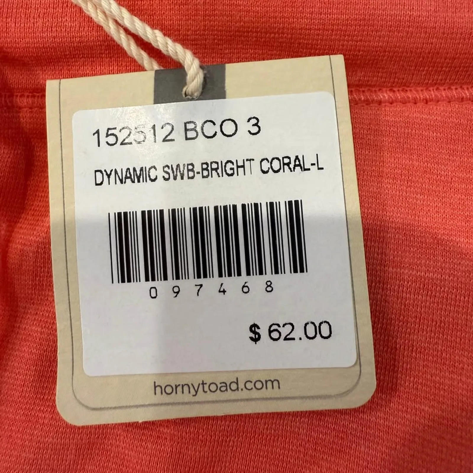 Horny Toad NWT Sereena Skort Womens Large Orange Stretch Drawstring ElasticWaist - Image 5