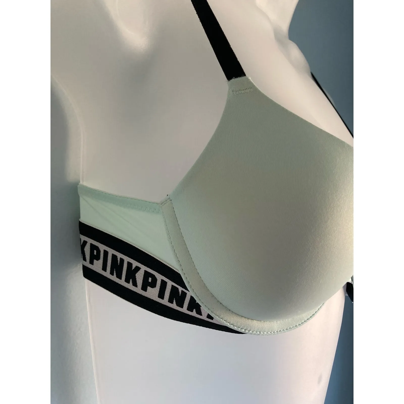 Victoria's Secret PINK Push Up Bra 32A Mint Green - Image 3