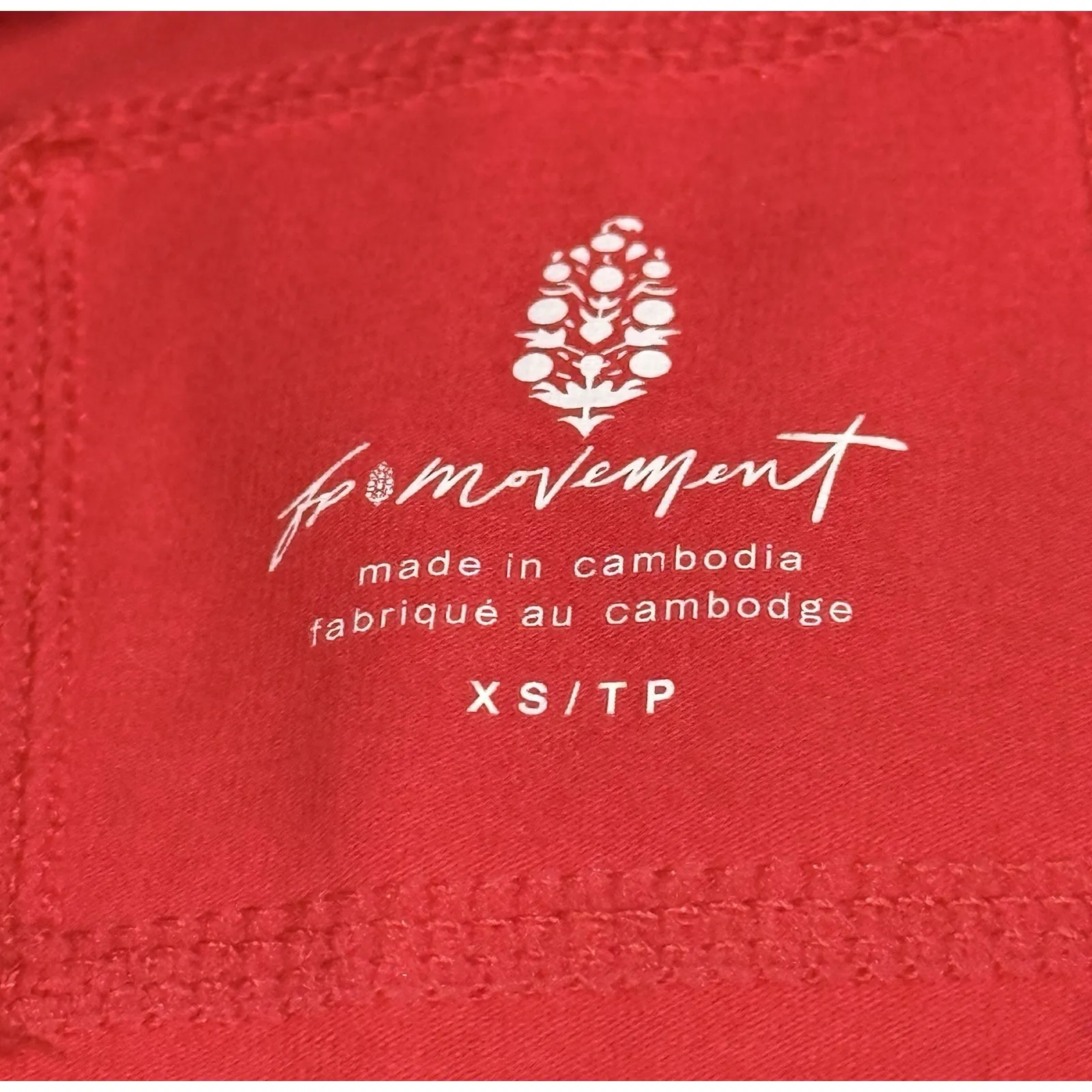 NWT Free‎ People FP Movement Powerwalk Tank  Top Electric Sunset Red Size XS - Image 5