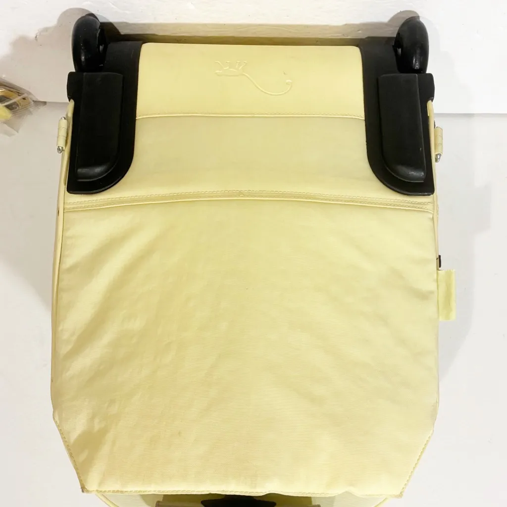 Kipling‎ Sausalito Light Yellow Nylon Wheeled Rolling Carry On Bag - Image 7