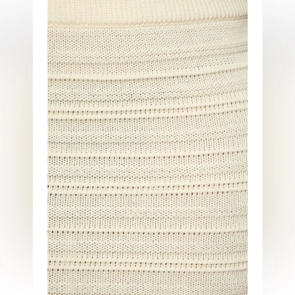 Dynamite Cream Textured Knit Midi Skirt - Image 11