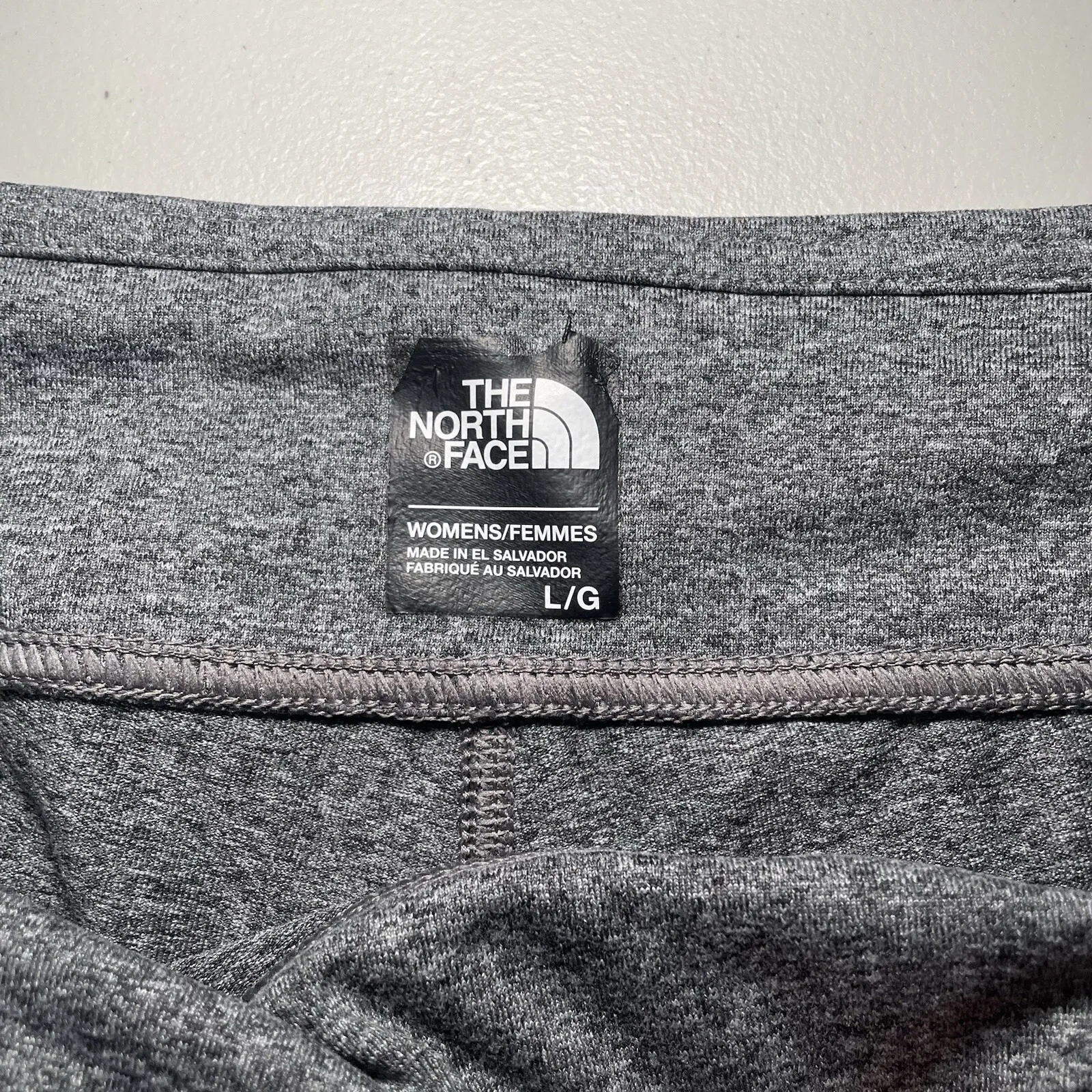 The North Face Womens Gray Blue Active Cropped Leggings Running Tights Large‎ - Image 4