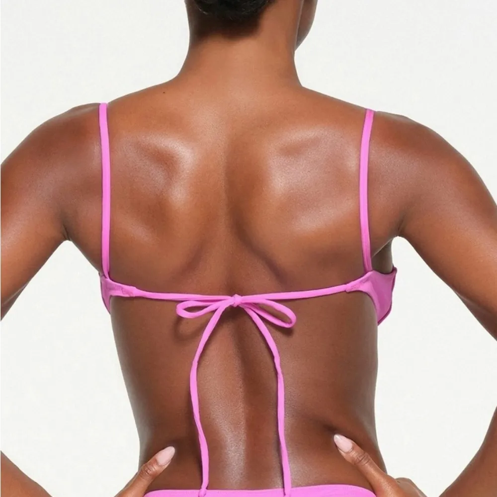 Skims SET NWT Neon Orchid Pink Bikini Swim Set 2-pc set top & Bottom Size S - Image 4