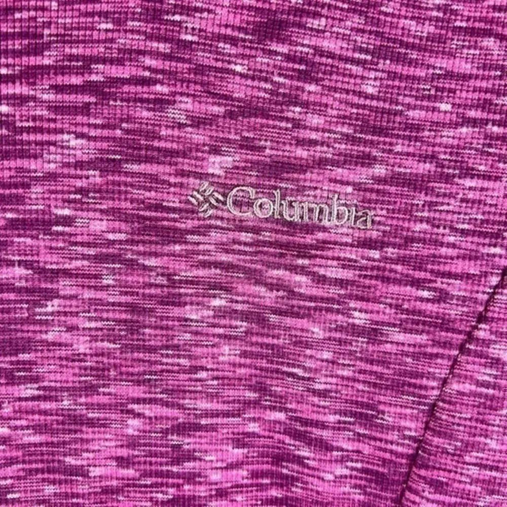 Columbia Women’s Jacket Long Sleeve Pink Lightweight High Collar Full Zip Size M - Image 2