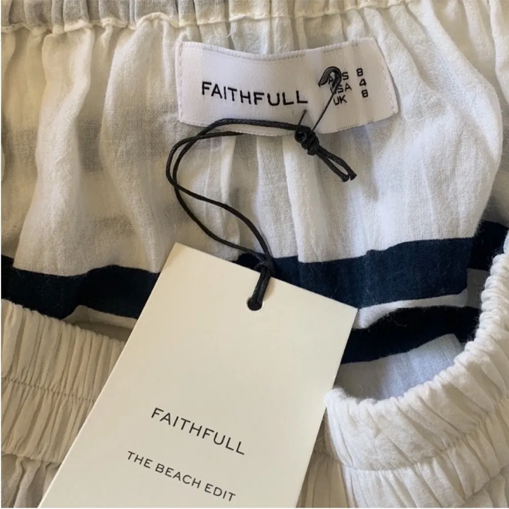 Faithfull The Brand The Beach Edit Goa Stripe Sun Maxi Dress Sz 4 NWT - Image 13