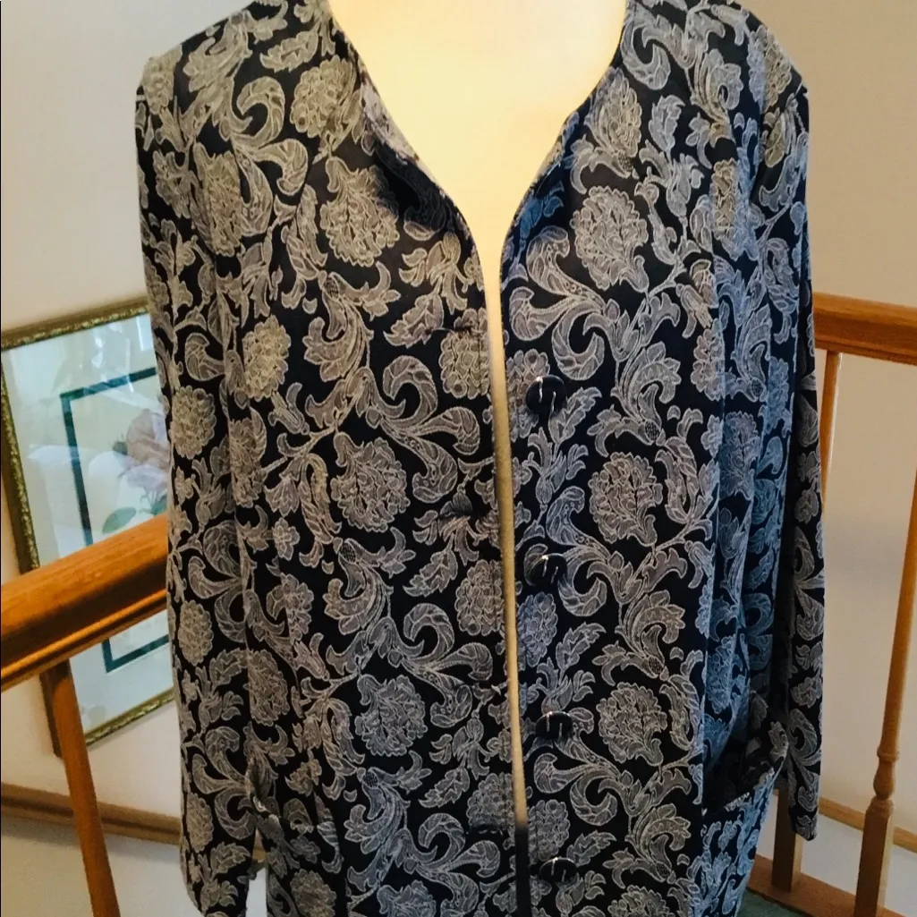 Plus size dress jacket🌹🌹 Blue - Image 2