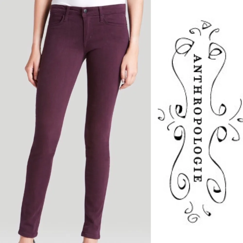 JOE’S Jeans Eggplant Mid Rise Skinny Jeans - Image 3