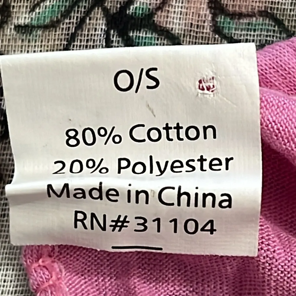 Pink Lightweight Summer or Spring Scarf - Image 3