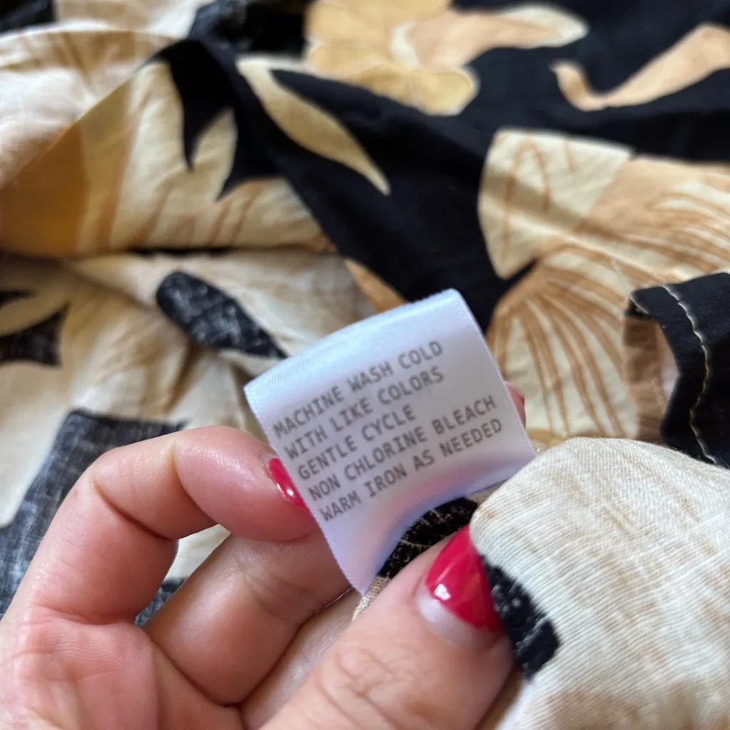 Rachel Zoe Floral Linen Blend Midi Wrap Skirt Size Small - Image 5