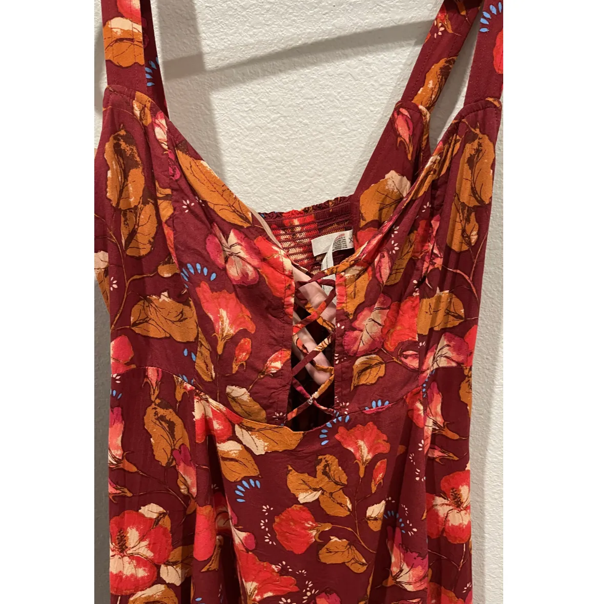 Free People  Lattice Lovers Lace-Up Mini Dress - Image 5