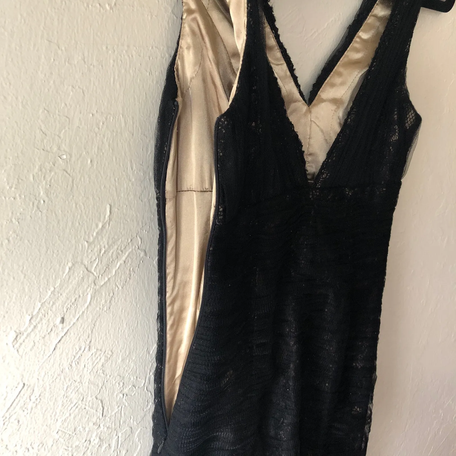 Monique Lhullier Lusting Over You Black Gown Size 2 - Image 9