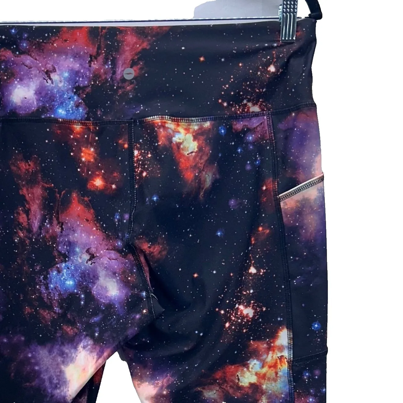 Avia Capri Leggings Large Galaxy Print Gym Workout Activewear Yoga Performance - Image 4