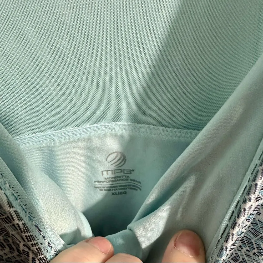 MPG Blue Fitted Backless Tank Top Dress (1038) Size XL - Image 3