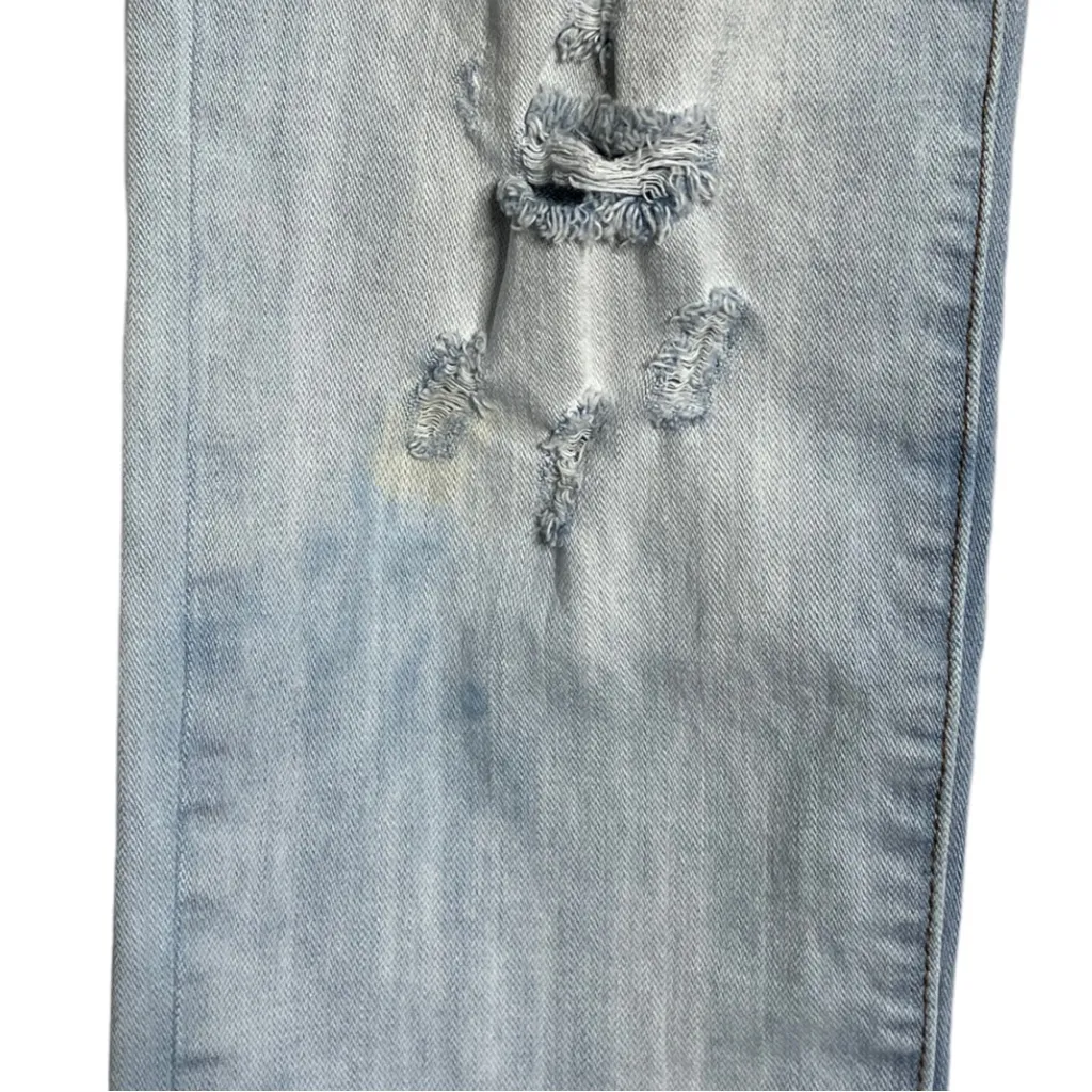 One Teaspoon‎ Awesome Baggie Jeans Blue Light Wash Highly Destroyed Distressed - Image 6