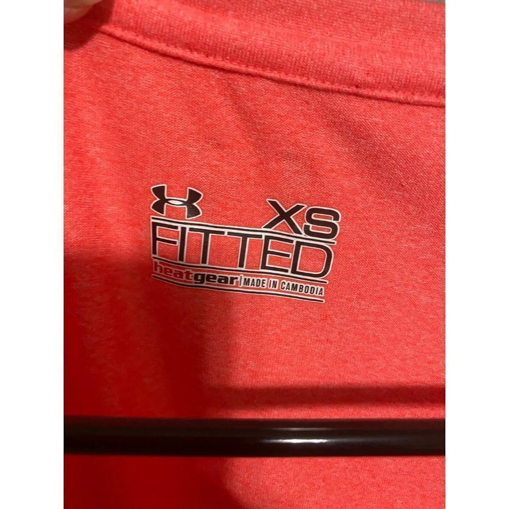 Under Armour neon orange t-shirt , fitted - Image 2
