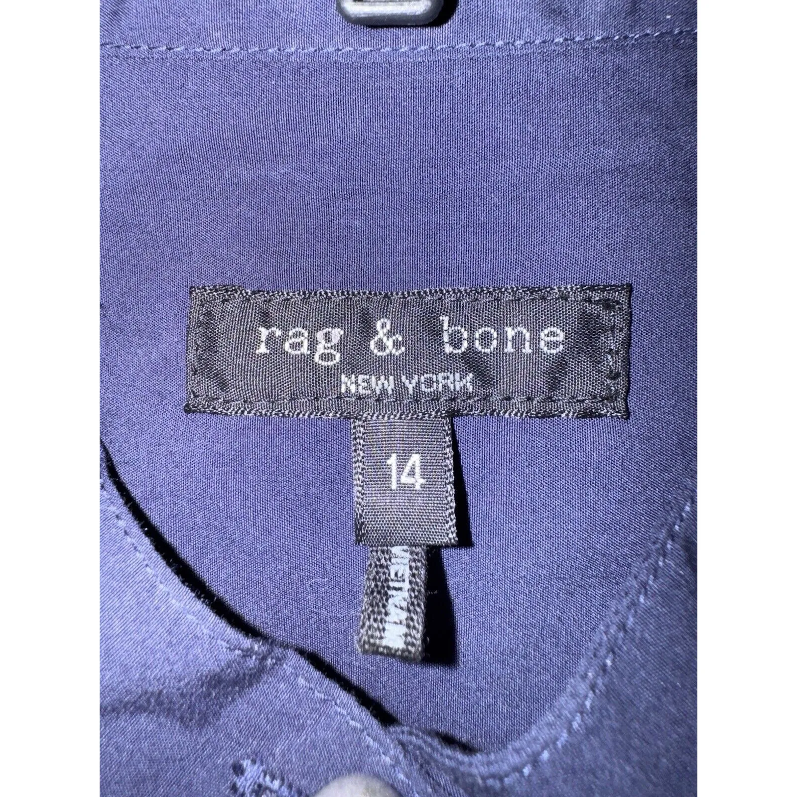 RAG & BONE Louisa Sleeveless Poplin Dress $328.00 Size 8 - Image 6