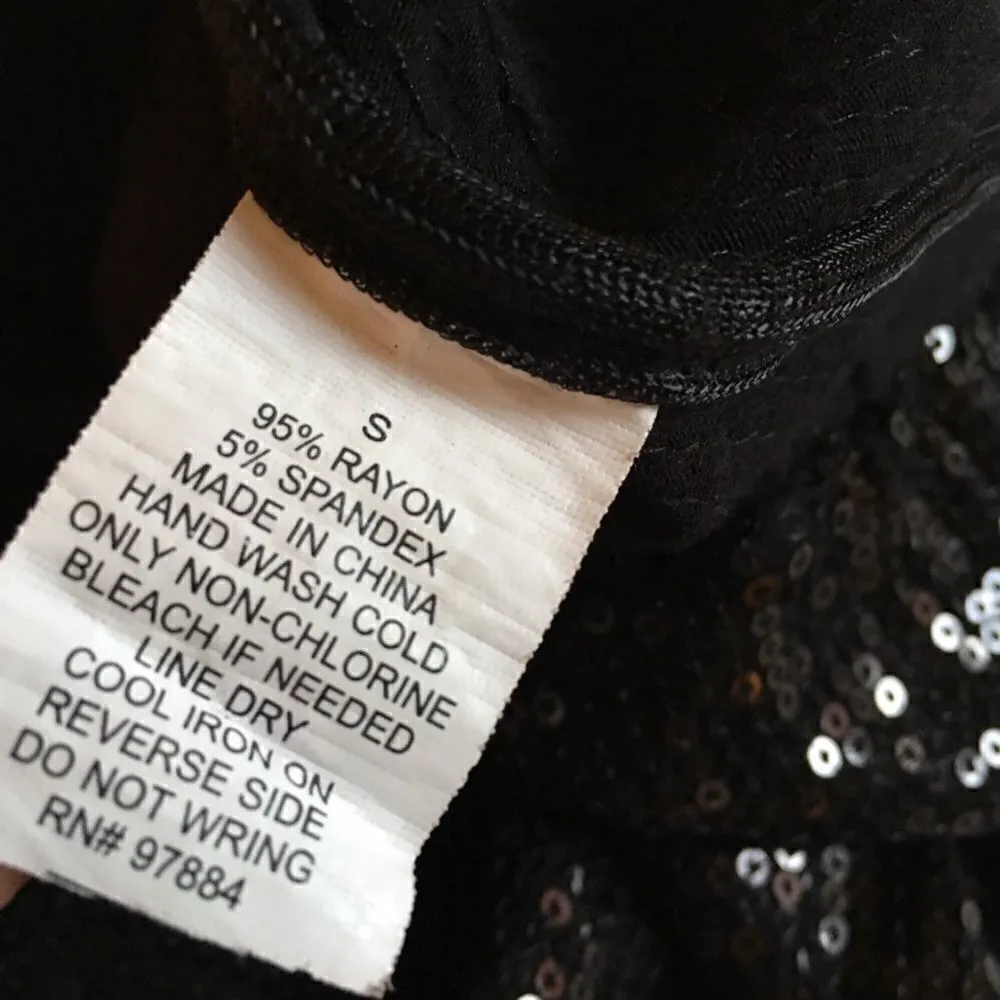 Tart  Black sequin full length leggings - Image 4