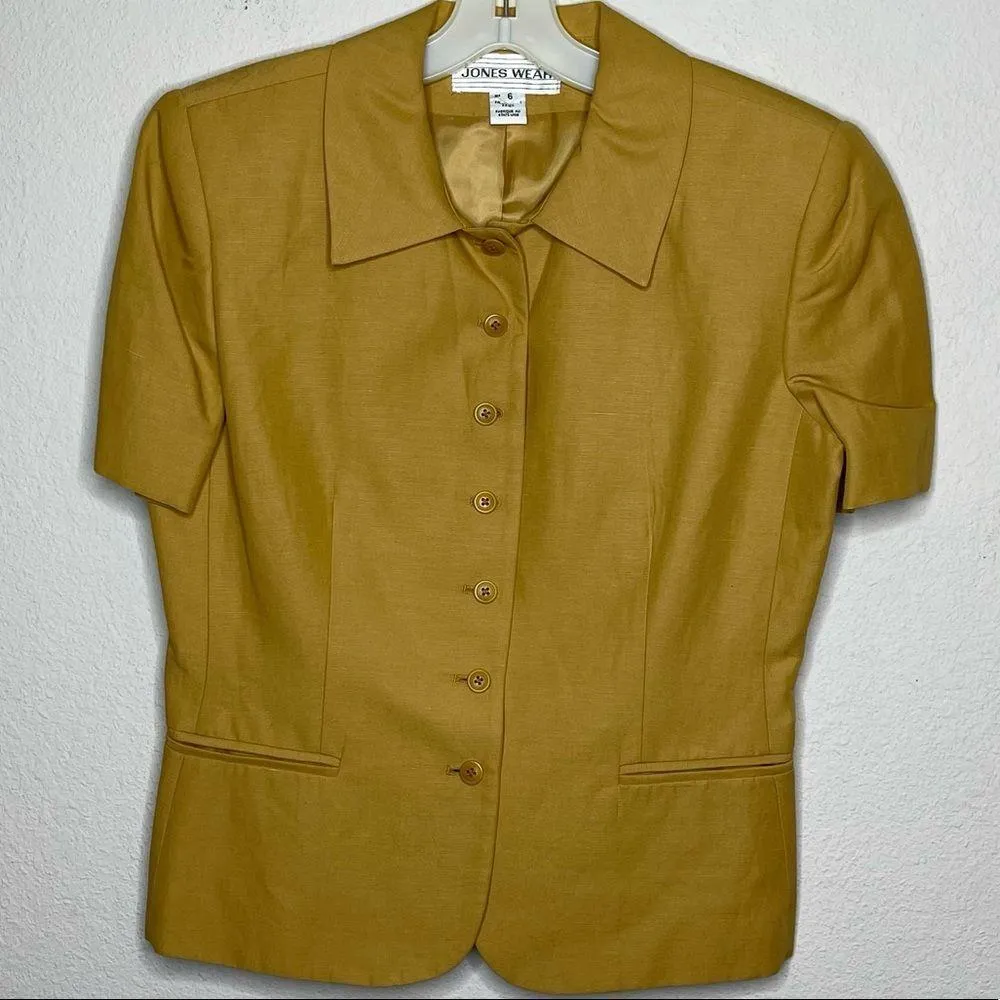 Jones‎ Wear Linen Blend Blazer - Image 6