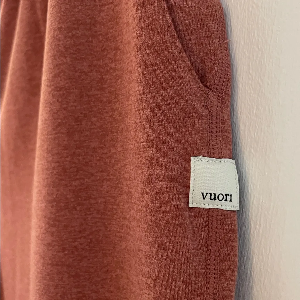VUORI Performance Jogger in Cinnamon Heather Size M NWOT - Image 7