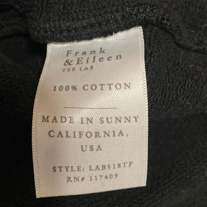 Frank & Eileen Monterey Women's Black Mock Neck Long Sleeve Sweater Top Size M - Image 4