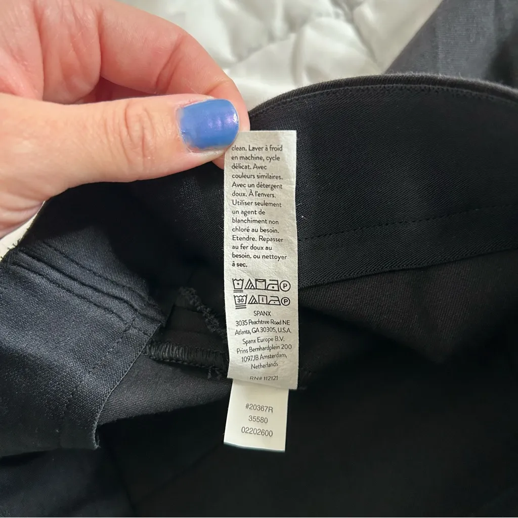 NWT Spanx Polished Kick Flare pants in Classic Black medium - Image 16