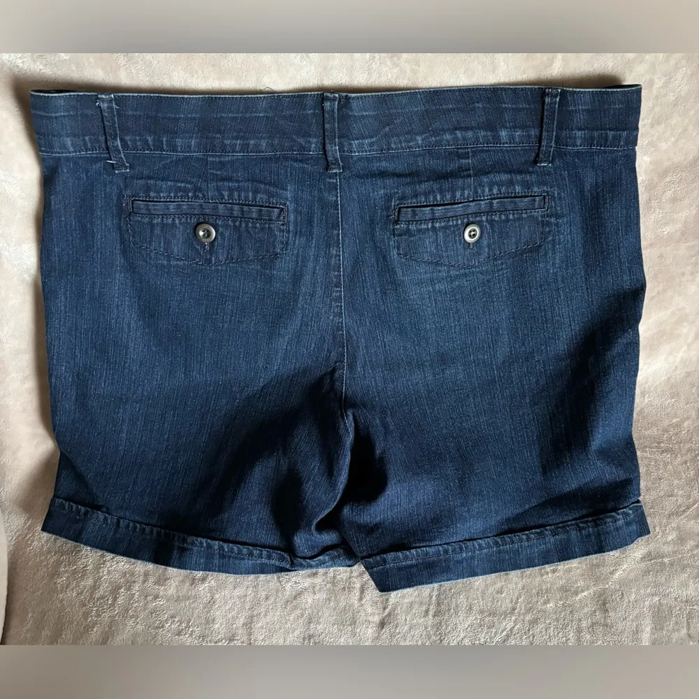 Gloria Vanderbilt Blue Jean Shorts Classic Denim Style Womens 16 - Image 5