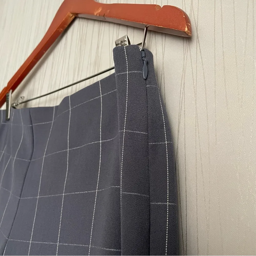 A New Day Gray Plaid Pants Size 14 - Image 4