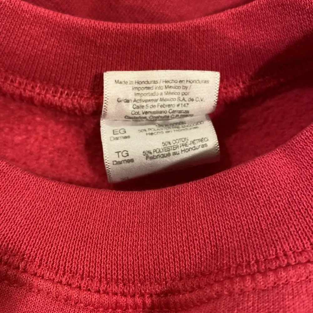 Vintage 90s Streetwear Crewneck Sweatshirt Pink Size XL - Image 4