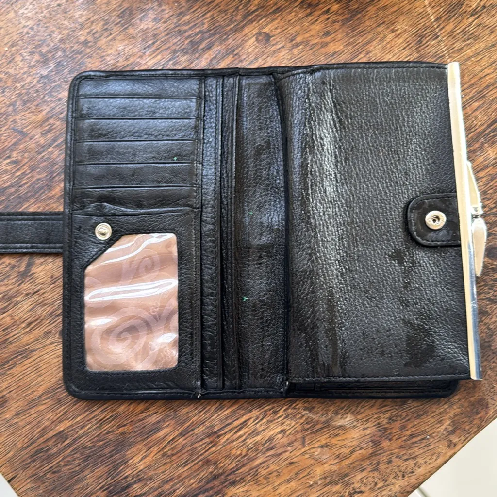 Brighton Black Heart Pattern Wallet - Image 6