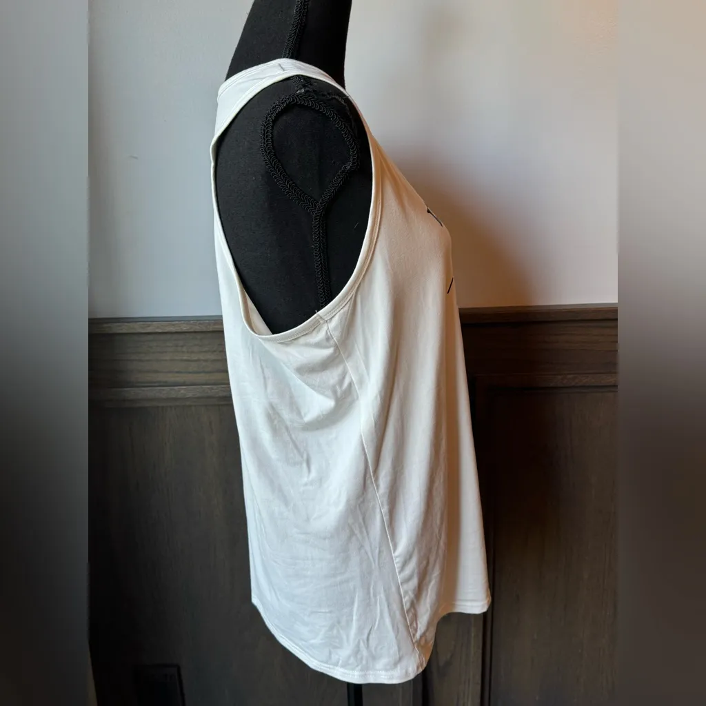 White Graphic Tank Top - Image 4