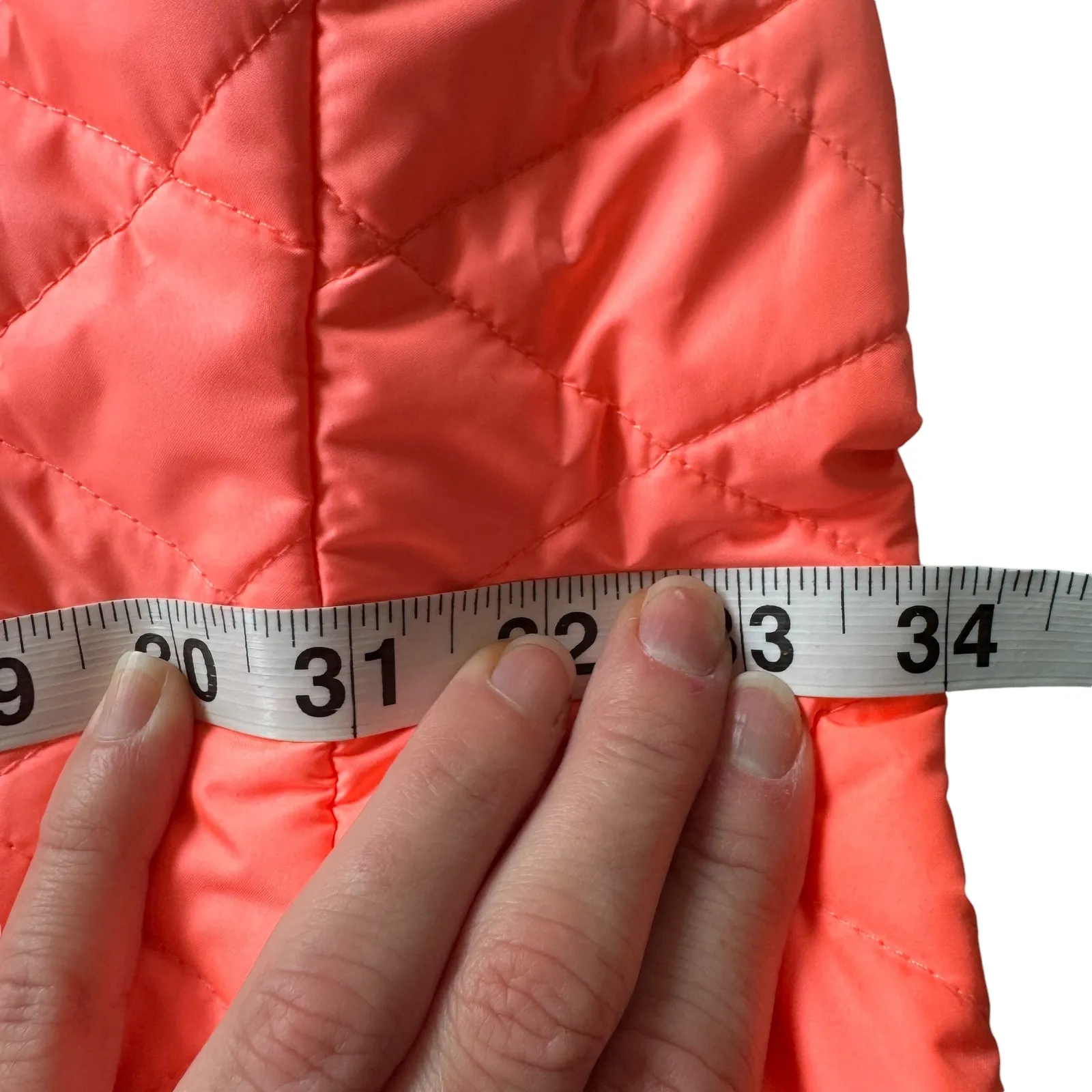 The North Face Quilted Jacket Orange - Image 9