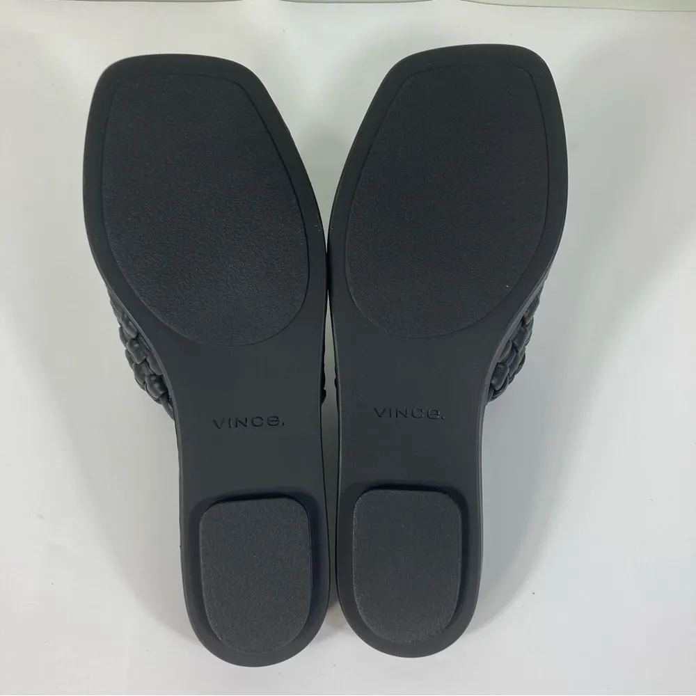 NWB Vince Rumi Sandal Black Size 9.5 Leather - Image 8