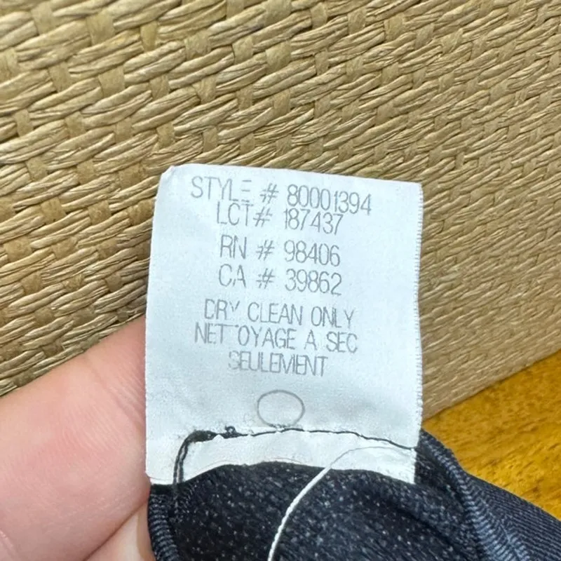 Theory Black Wool Pencil Skirt Size 10 - Image 5