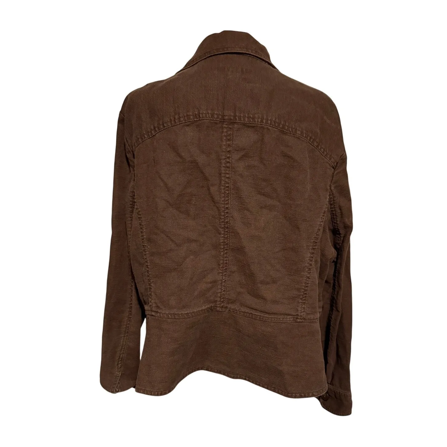 Merona Brown Utility Jacket Women’s Plus Size 24W - Image 2