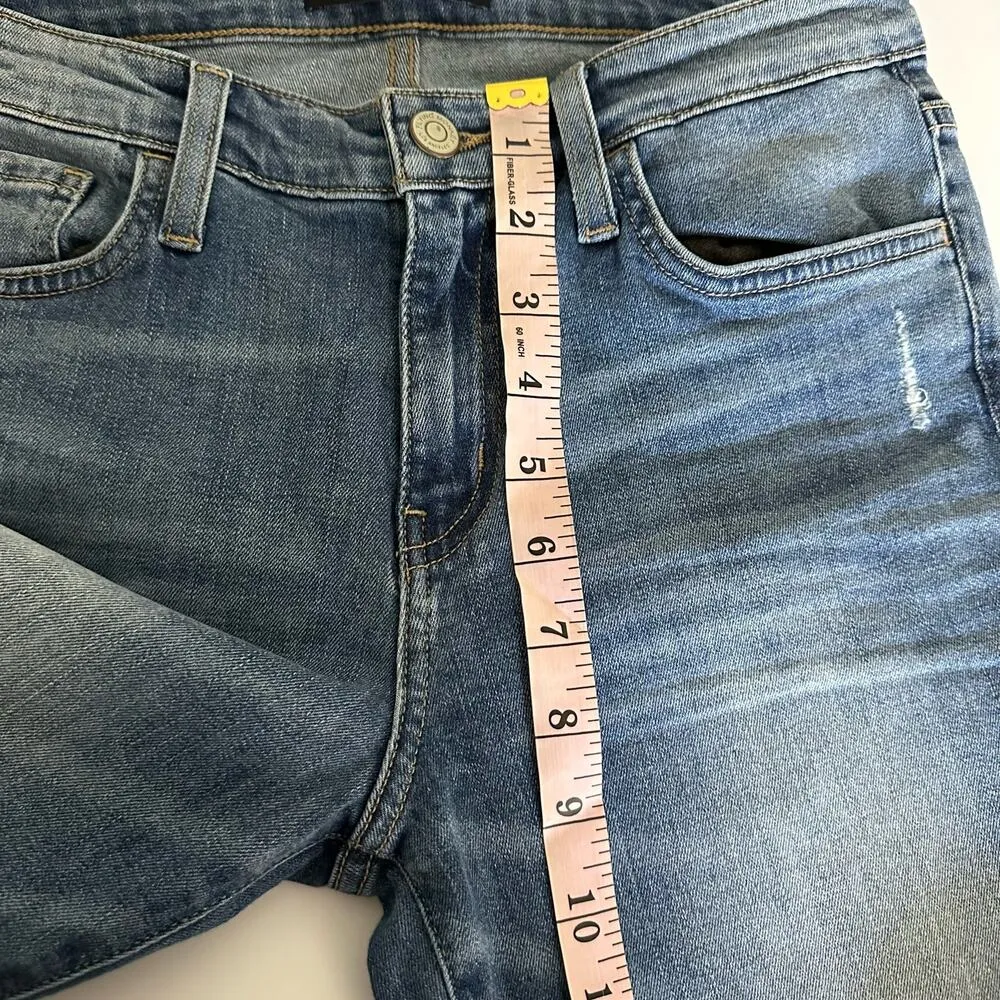 Flying Monkey Women's High Rise Distressed Skinny Jeans Size 28 - Image 6