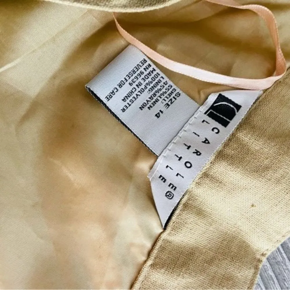 Vintage Carole little beaded and sequin flare skirt boho moroccan style size 14 - Image 4