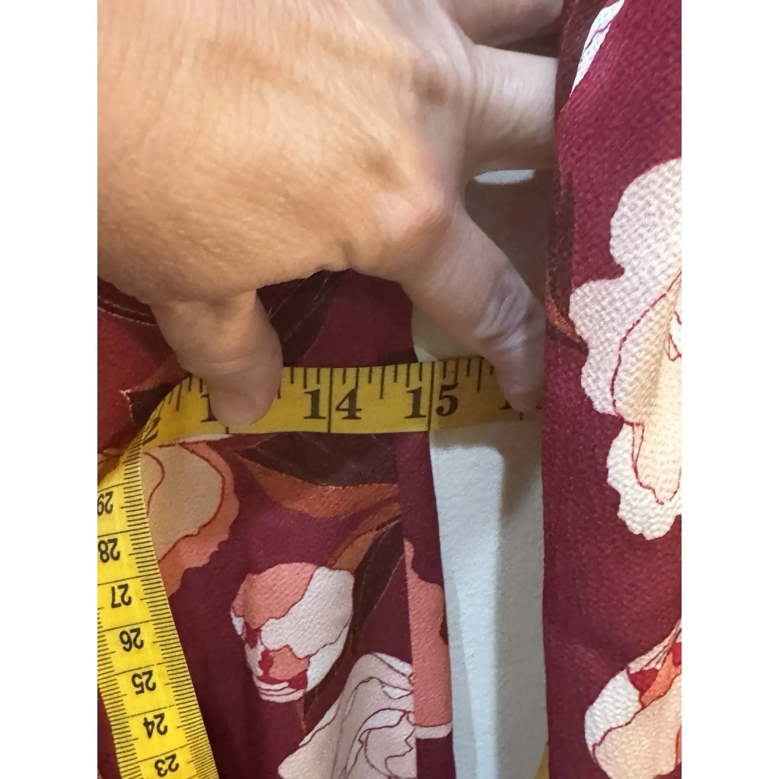 Eliza J Floral‎ Ruffle Detail Dress In Berry NWT Size 6 - Image 11