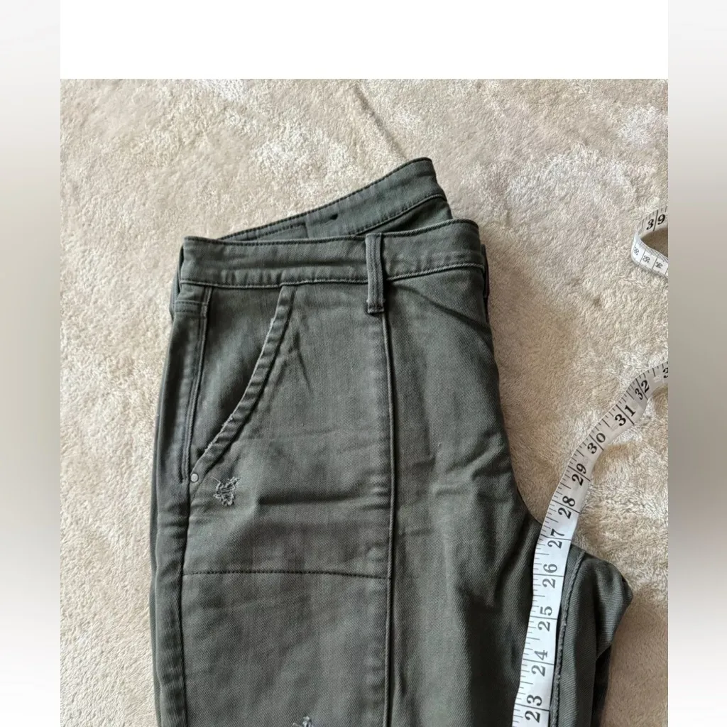 Treasure & Bond Women’s Olive Green Zip‎ Ankle Pants Size 31 - Image 13