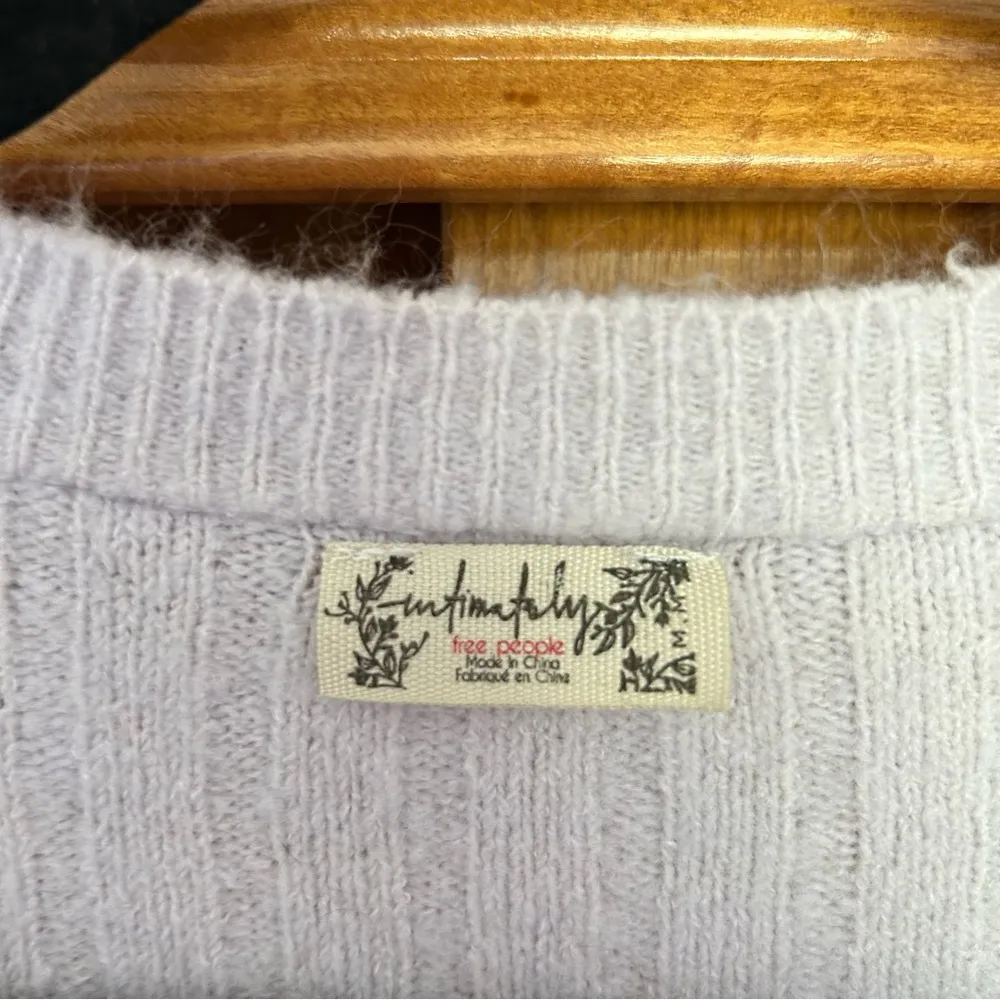 Intimately Free People Around The Clock Pullover Sweater in Lavender Size Medium - Image 8
